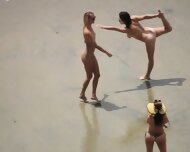 Posing Fully Nude On The Beach For Pictures12