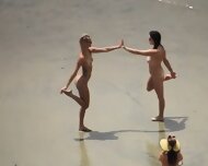 Posing Fully Nude On The Beach For Pictures4